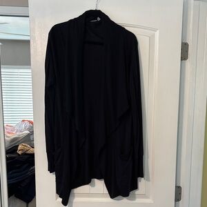 Athleta Women's Black Drape Cardigan